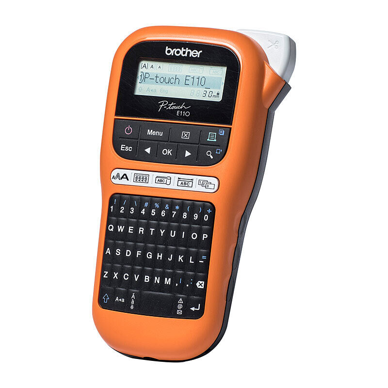 Brother P-touch PT-E110VP Industrial Label Maker Value Pack