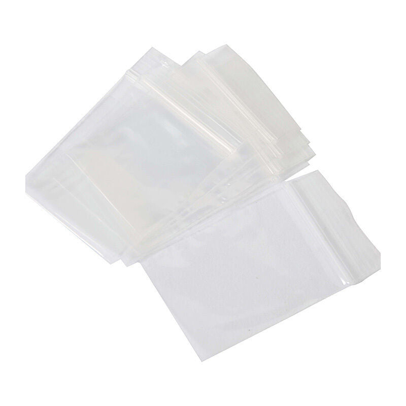 Cumberland MSB10 Clear Press-Seal Bags, 230 × 305 mm, 50 Micron, Pack of 100