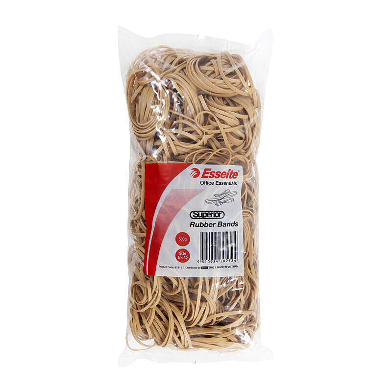 Esselte Superior Size 32 Rubber Bands, 500 g
