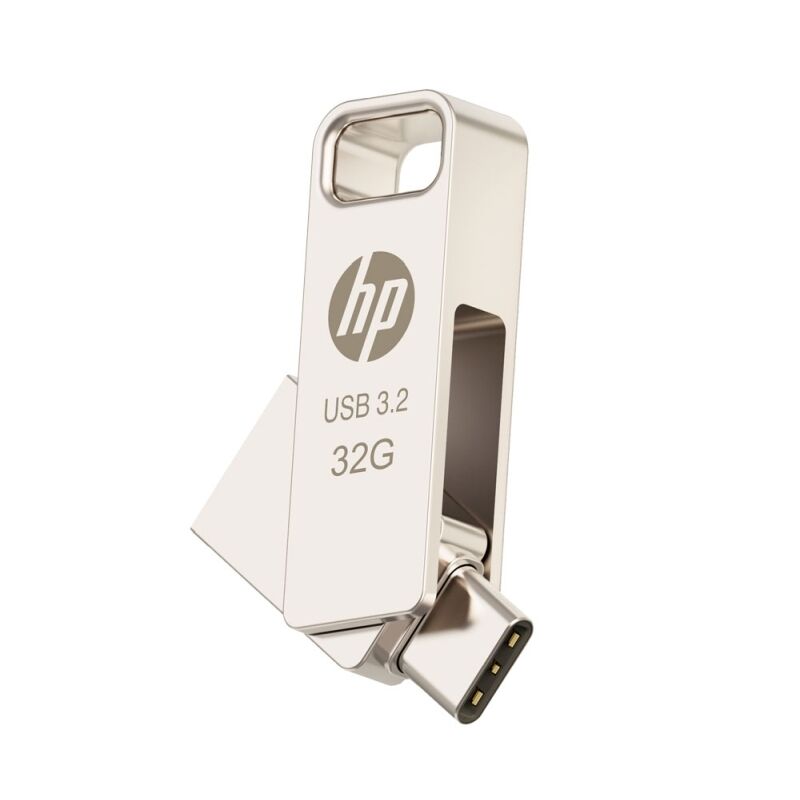 HP x206C 32 GB USB-A and USB-C Flash Drive, USB 3.2