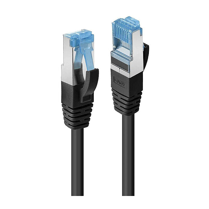 Lindy Cat6A S/FTP LSZH Ethernet Cable, 1 m, Black