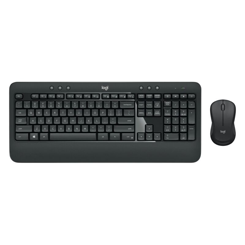 Logitech MK540 Advanced Wireless Keyboard and Mouse Combo, Black