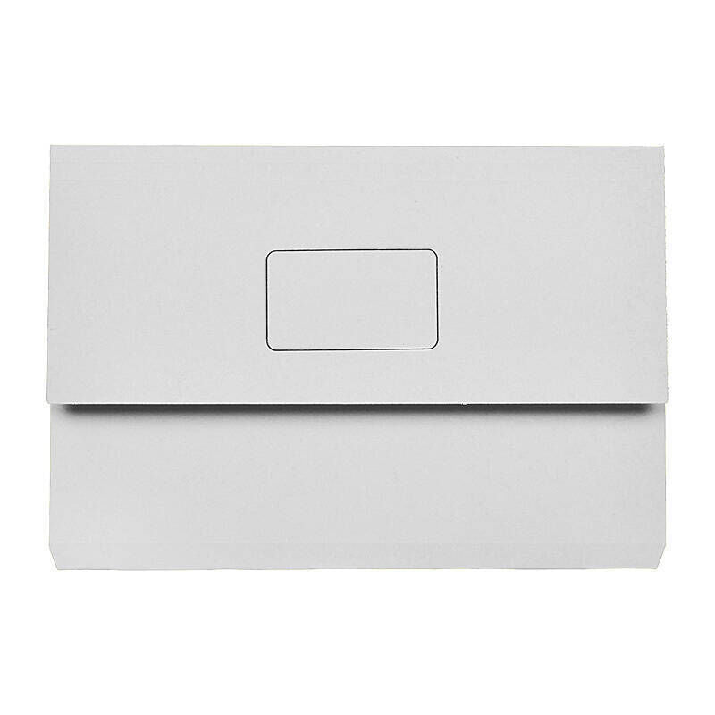 Marbig Slimpick Foolscap Document Wallet, Grey