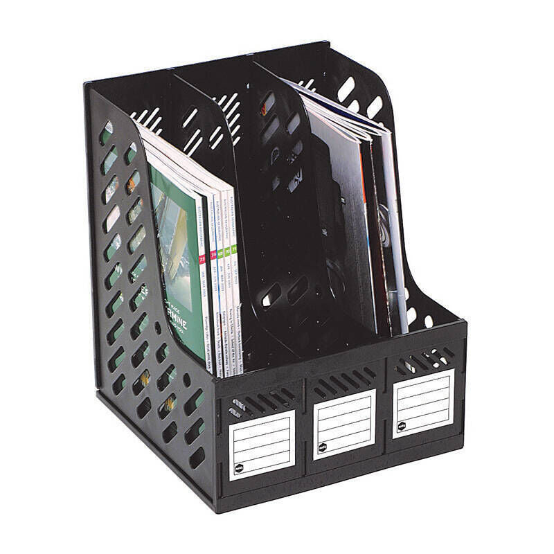 Marbig Three-Section Magazine Rack