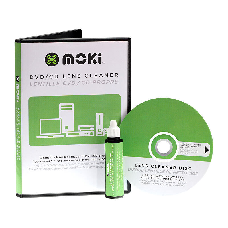 Moki DVD and CD Laser Lens Cleaning Kit