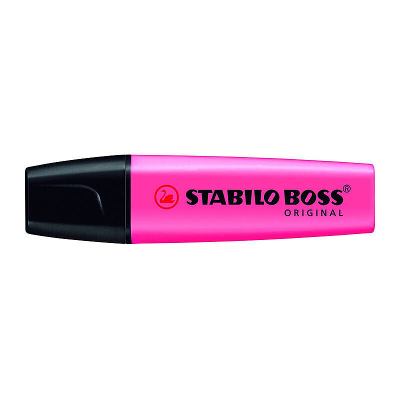 STABILO BOSS Highlighters, Pink, Box of 10