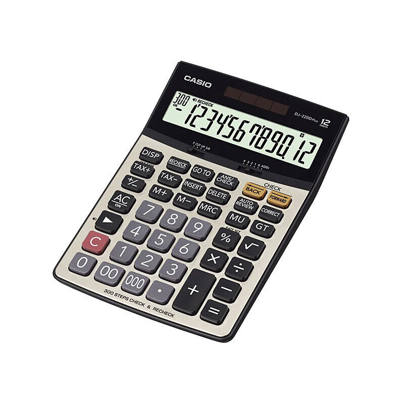 Casio DJ-220D Plus Desktop Check Calculator