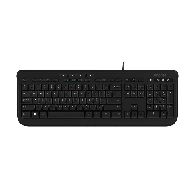 Incase Wired Keyboard 600 Designed by Microsoft, Black