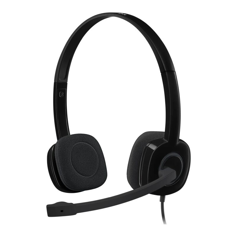Logitech H151 Stereo Headset Black