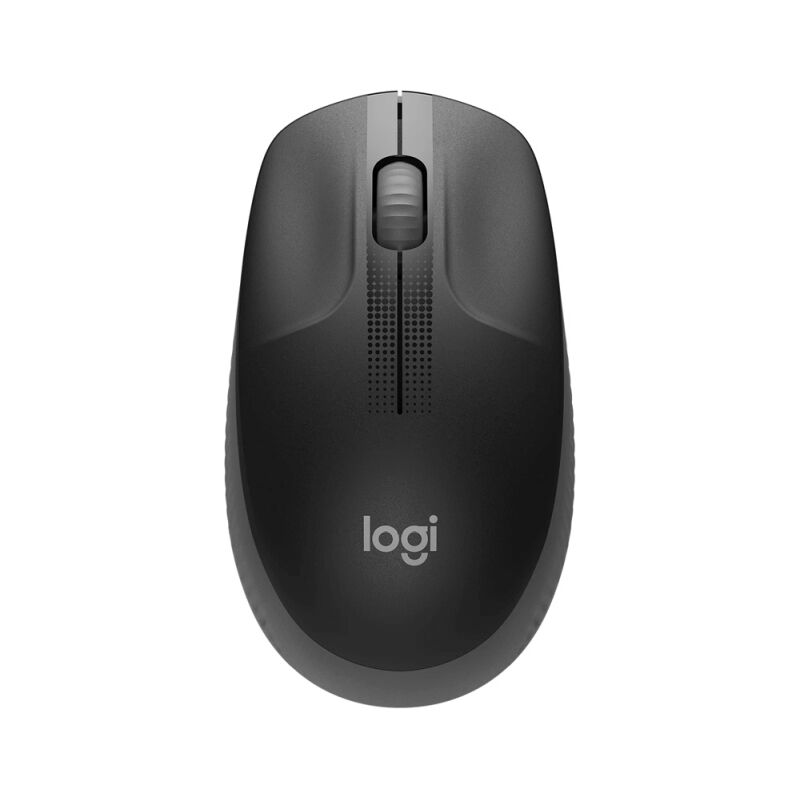 Logitech M190 Full-size Wireless Mouse, Charcoal