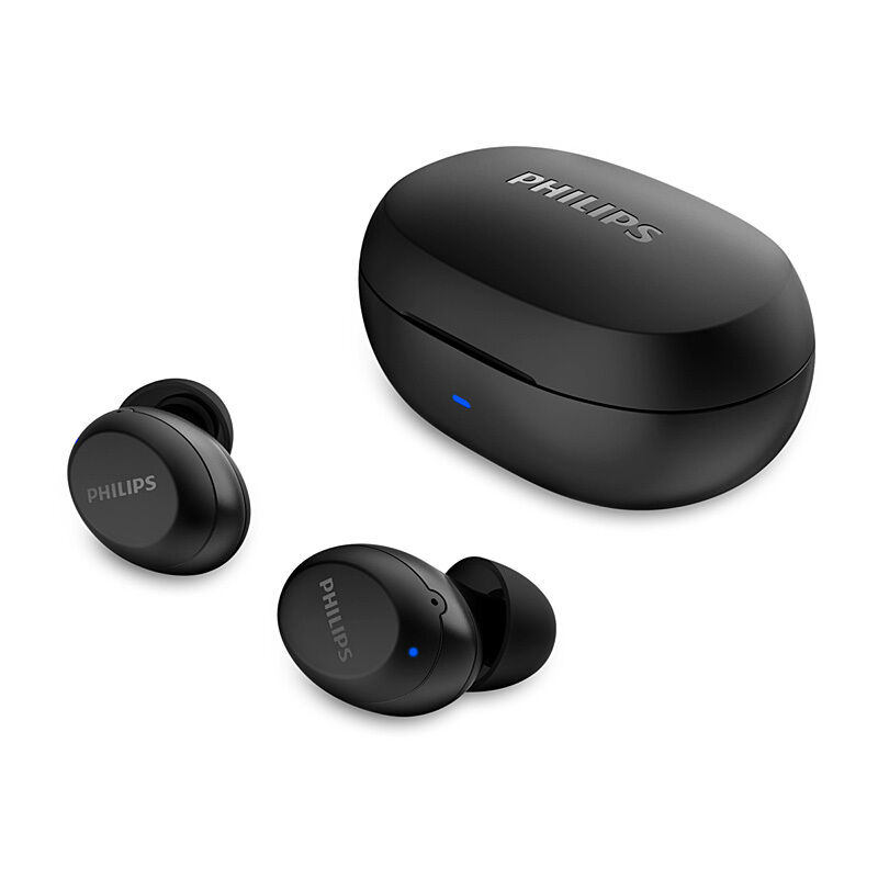 Philips TAT1235BK/98 1000 Series True Wireless Earbuds, Black