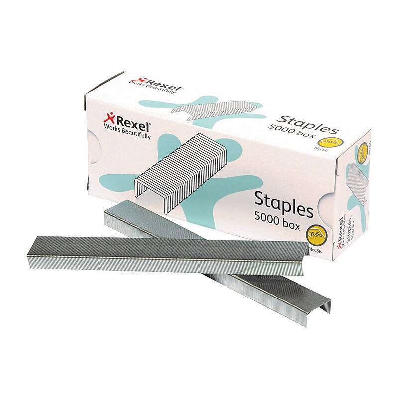 Rexel No.56 26/6 Staples, Box of 5,000