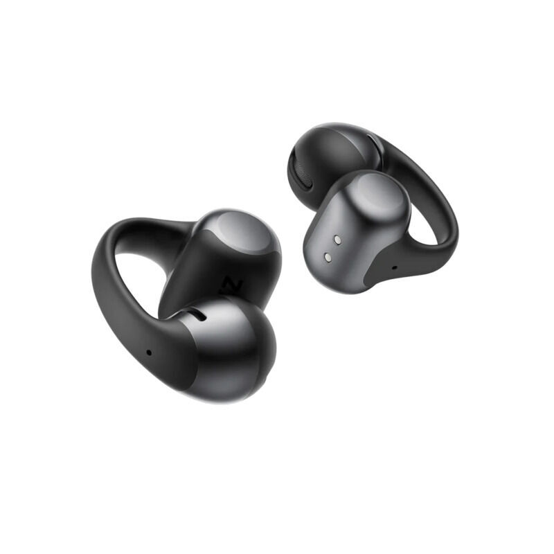 Shokz OpenDots ONE Clip-On Open-Ear Earbuds, Black
