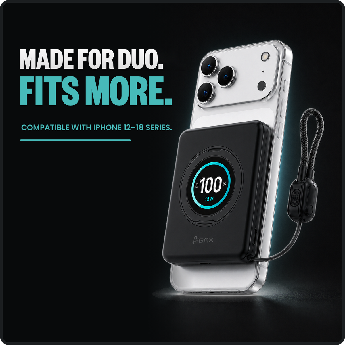SolidSafe™ Duo 5K Power Bank for iPhone Duo | Useful Bit