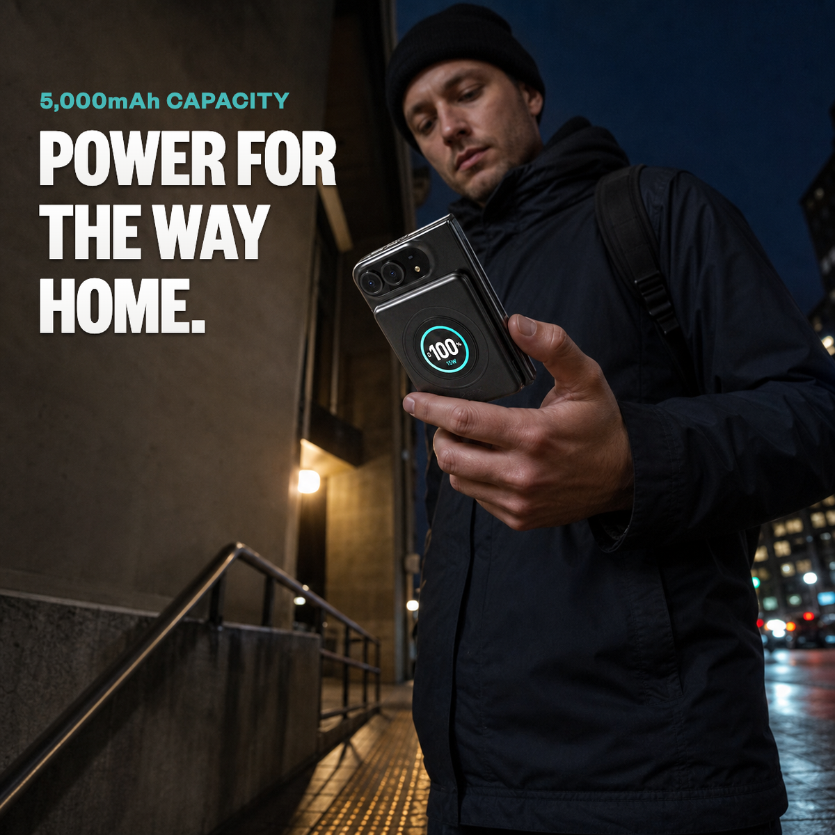 SolidSafe™ Duo 5K Power Bank for iPhone Duo | Useful Bit