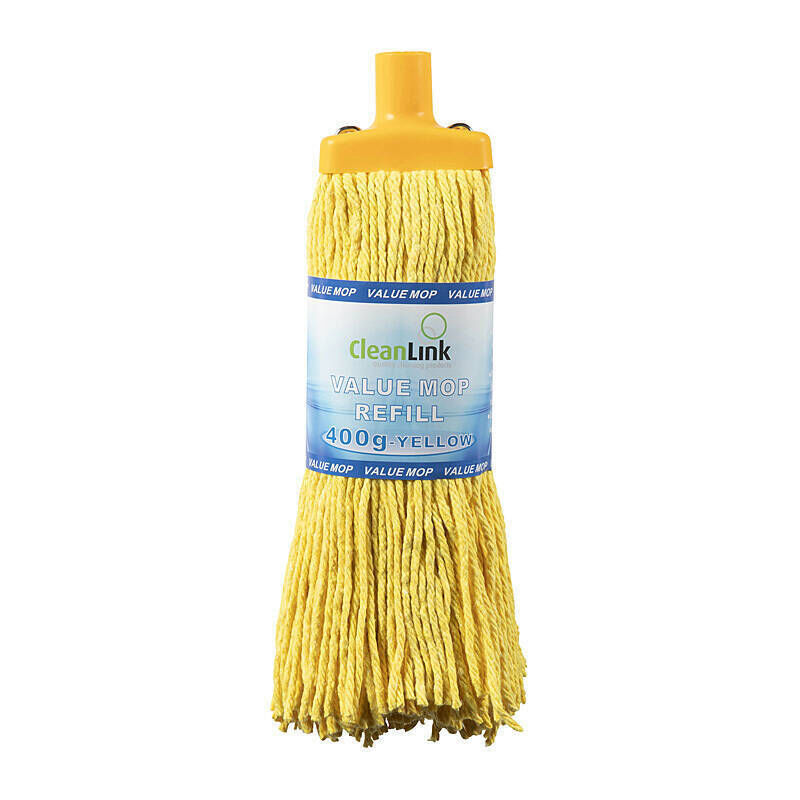 Cleanlink Mop Head 400 g Yellow