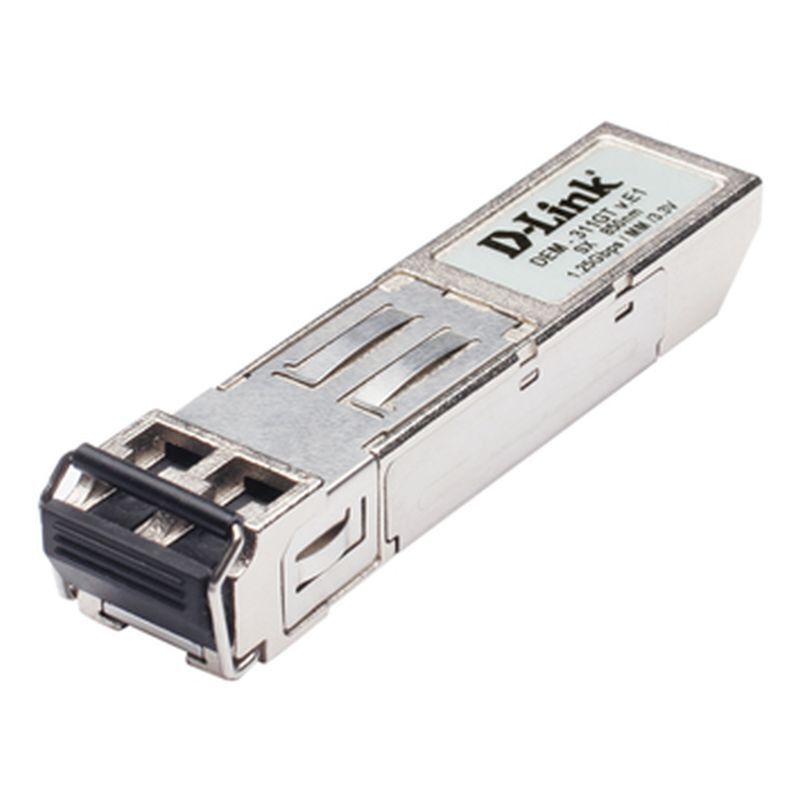 D-Link DEM-311GT 1000BASE-SX Multimode SFP Transceiver, 850 nm
