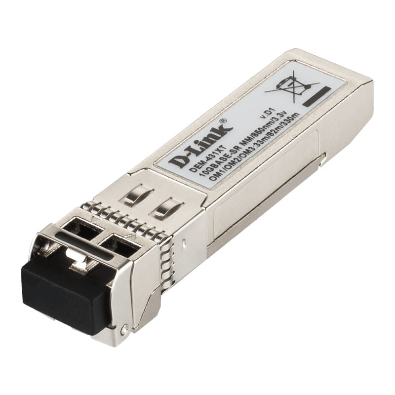 D-Link DEM-431XT 10GBASE-SR Multimode SFP+ Transceiver, 850 nm