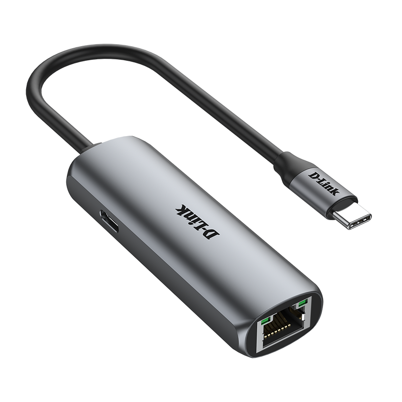 D-Link DUB-E135 USB-C to Gigabit Ethernet Adapter with 100 W PD Pass-Through