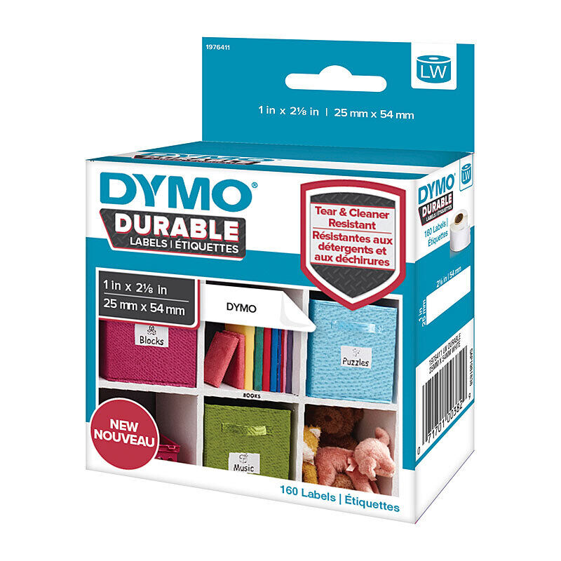 DYMO LabelWriter 1976411 Durable Labels, 25 × 54 mm, 160 Labels
