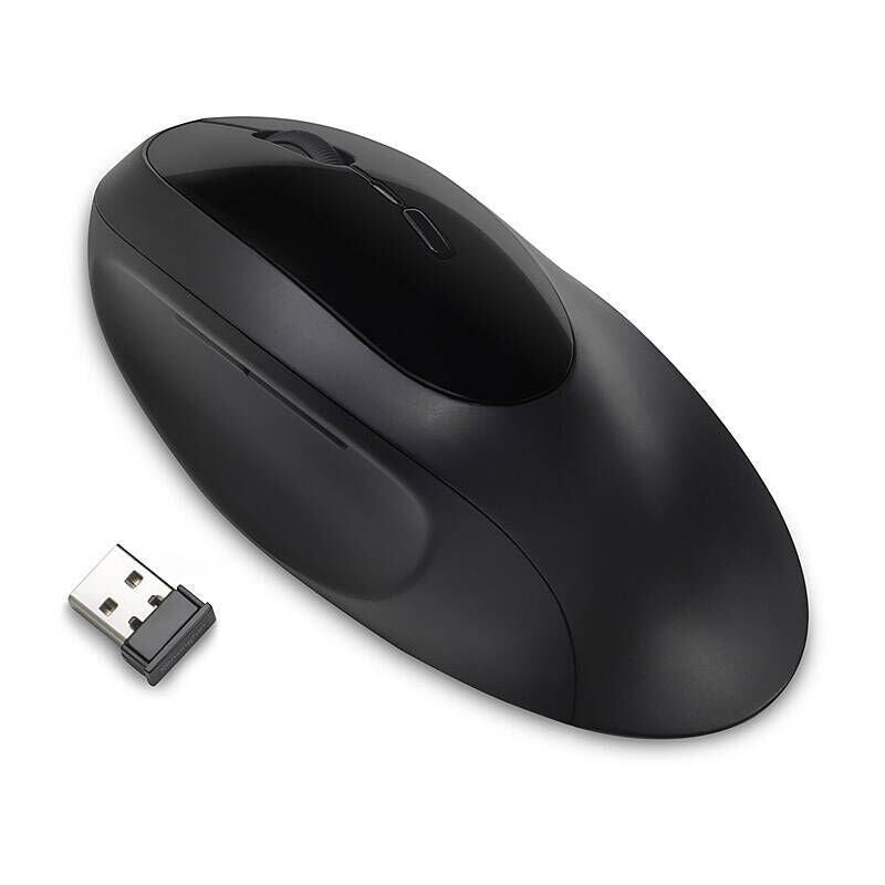 Kensington Pro Fit Ergo Dual-Wireless Mouse, Black, K75404WW