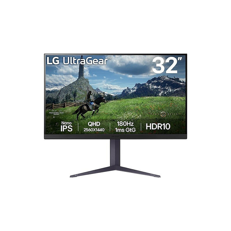 LG UltraGear 32GS85Q-B 31.5-inch QHD Nano IPS 180 Hz Gaming Monitor
