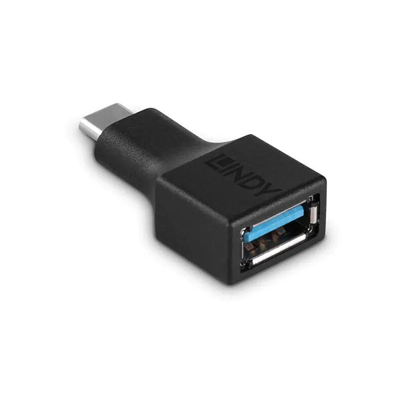 Lindy 41899 USB-C Male to USB-A Female Adapter, 10 Gbps