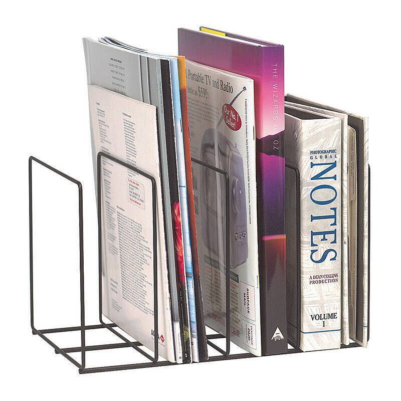 Marbig InStyle Four-Section Wire Magazine Rack