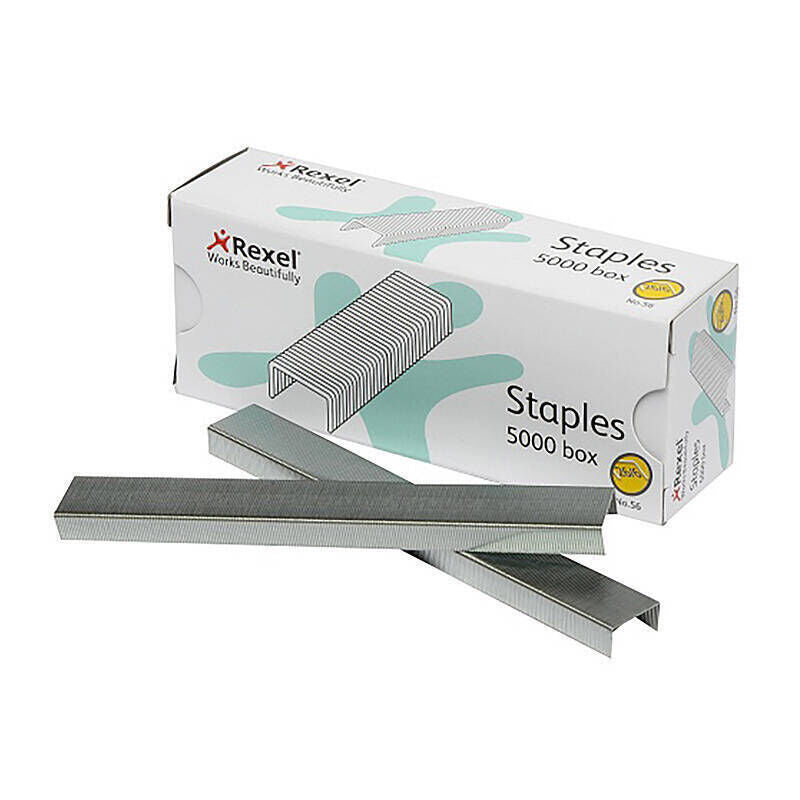Rexel No. 16 24/6 Staples, Box of 5,000