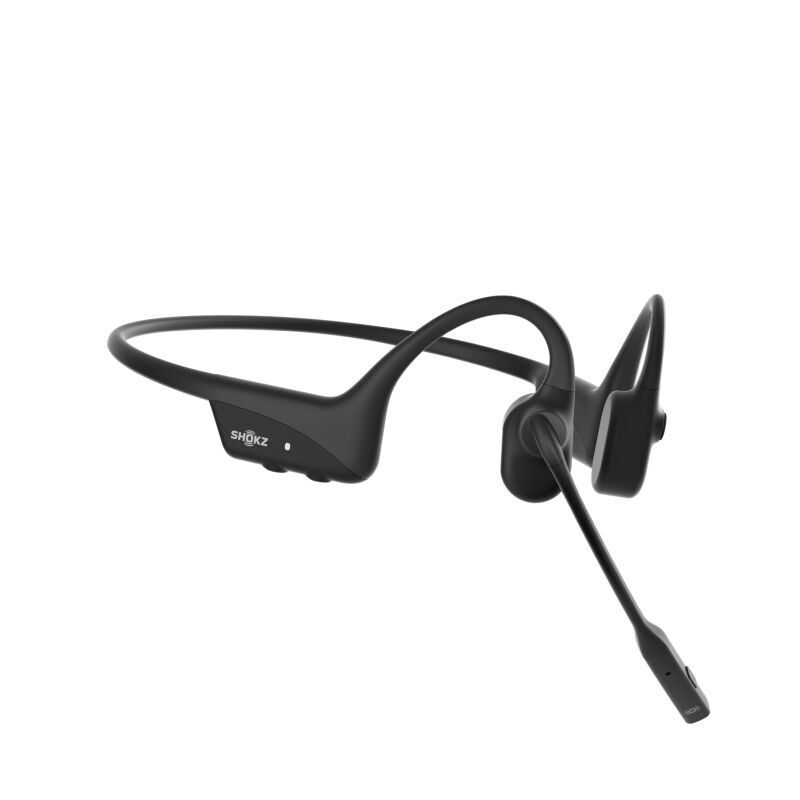 Shokz OpenComm2 2025 Upgrade Bone Conduction Headset, Black