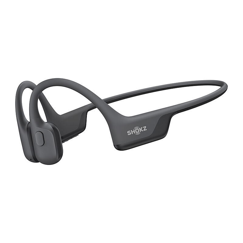 Shokz OpenRun Air 2 Standard Bone Conduction Headphones, Black