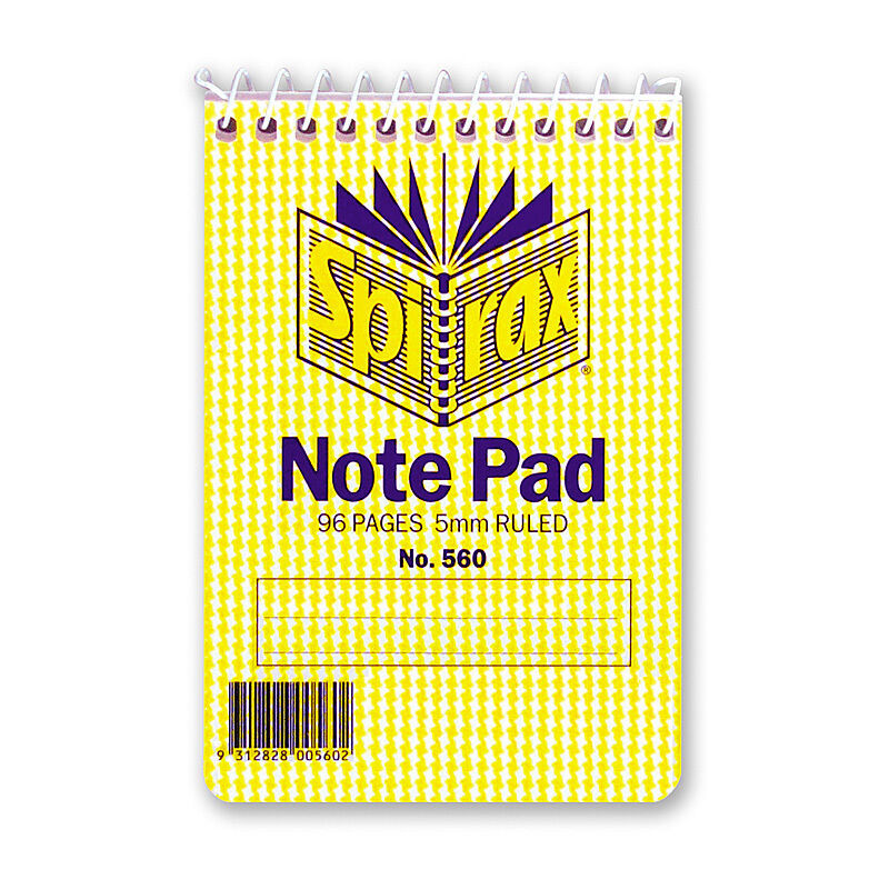 Spirax 560 Notebook, 112 × 77 mm, 96 Pages, Pack of 40