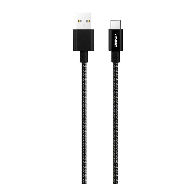 Energizer EC140CFBK 1 m Black Metal USB-A to USB-C Cable