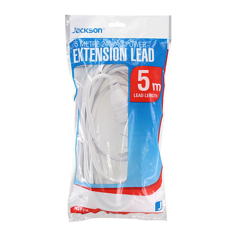 Jackson PEXT5M 5 m Indoor Extension Lead