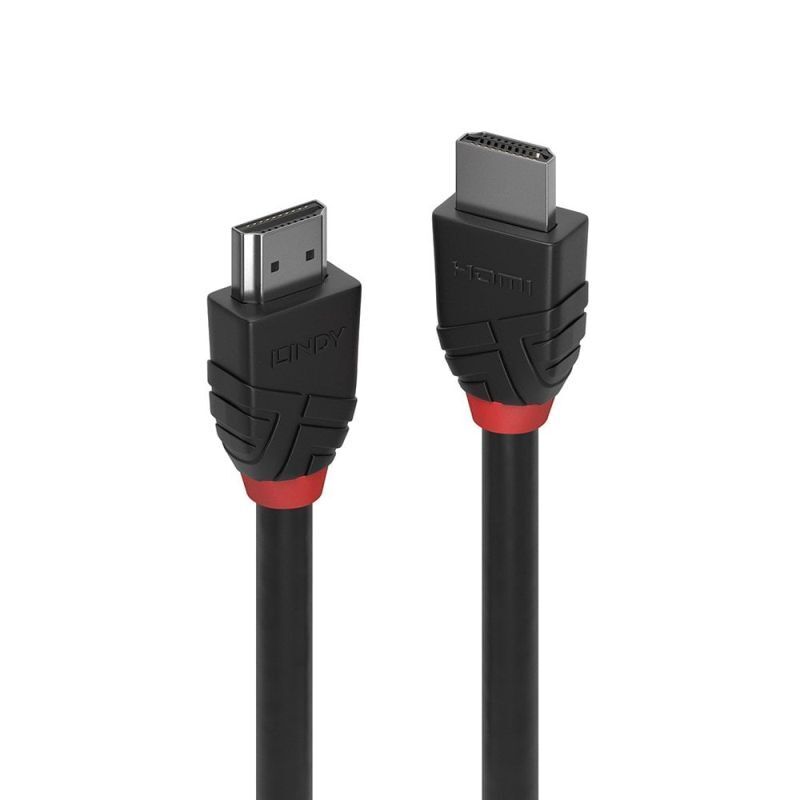 Lindy 1 m Black Line High Speed HDMI Cable