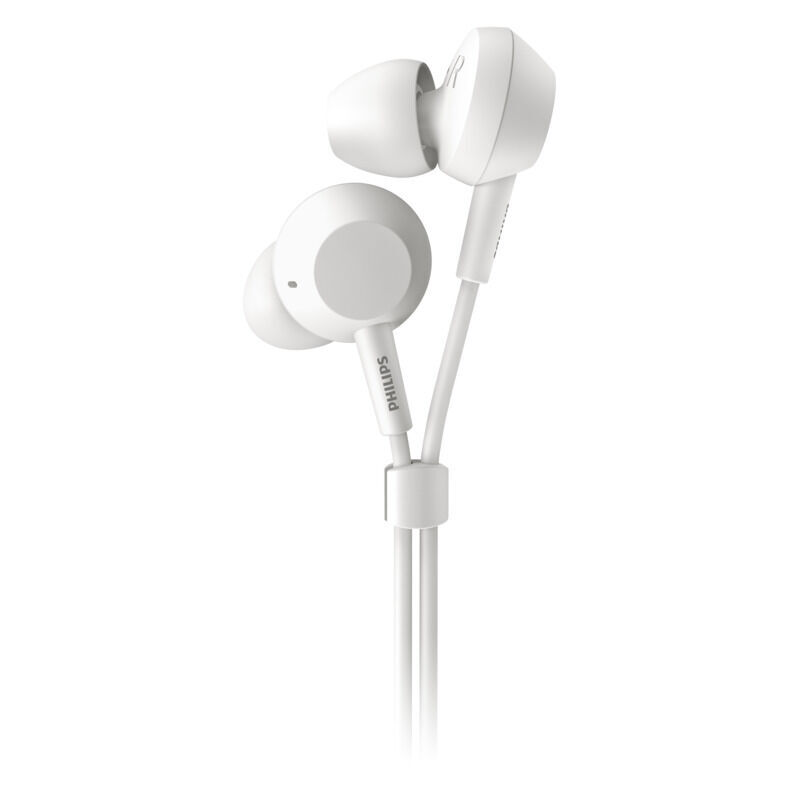 Philips TAE4105WT/00 Wired In-Ear Headphones, White