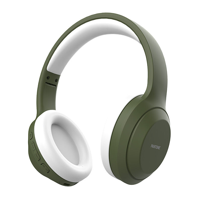 Pantone PT-WH011E Bluetooth Headphones, Khaki