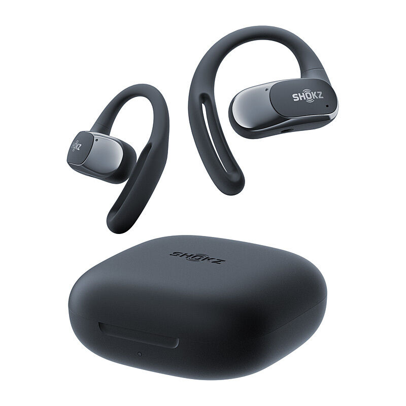 Shokz OpenFit Air Open-Ear Earbuds, Black